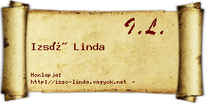 Izsó Linda névjegykártya